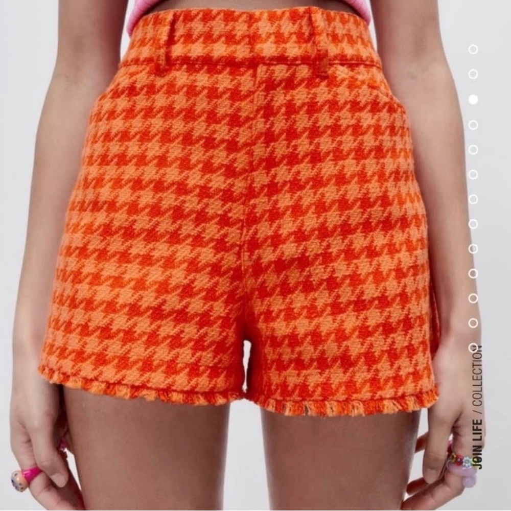 Free people Gingham shorts